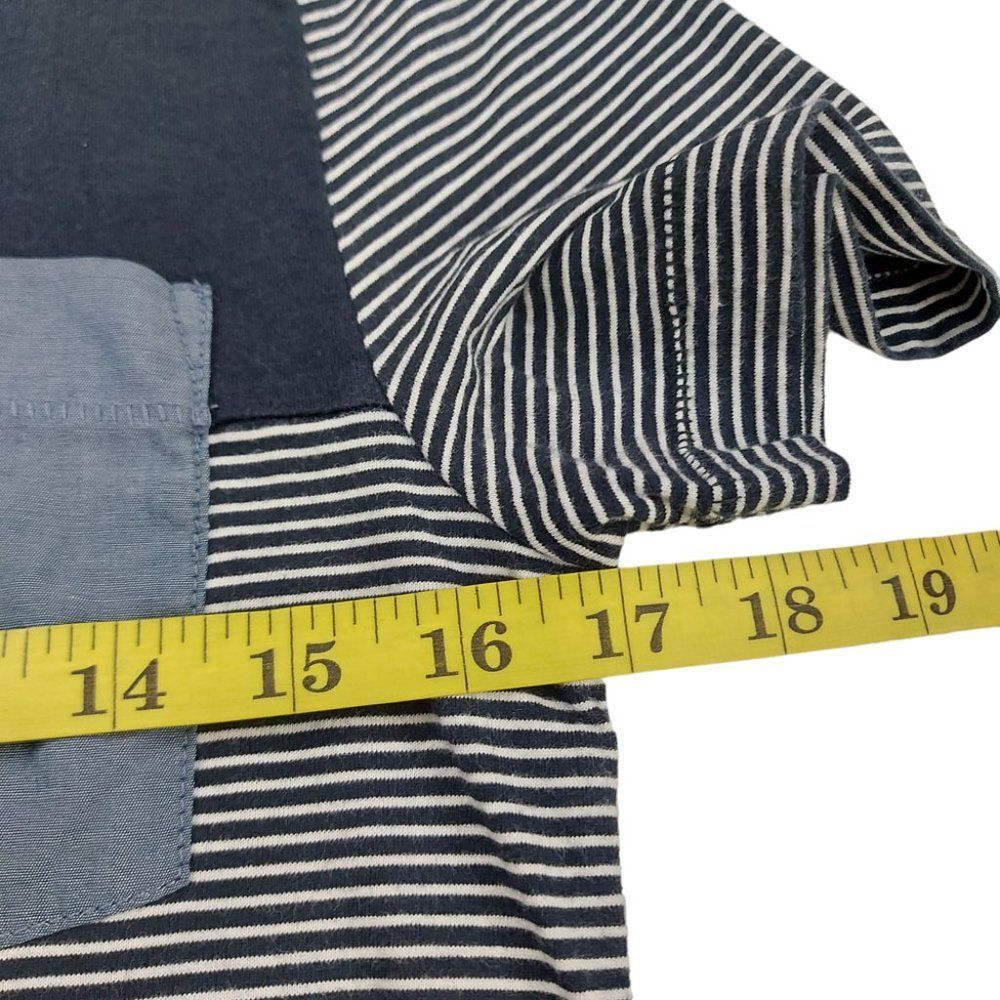 Penguin Boys T-Shirt Small Blue Gray Short Sleeve Stripes Crew Neck Cotton - Picture 6 of 9